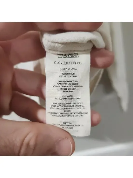 Filson Flannel Button Up Womens Small Outdoor Western Camp Hike Closet Staple - Picture 4 of 4